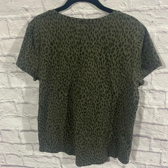 LOFT Vintage Soft Cheetah Print Short Sleeve Tee - Picture 3 of 4